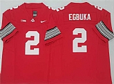 Men's Ohio State Buckeyes #2 Emeka Egbuka Red 2025 F.U.S.E. Limited Stitched Jersey,baseball caps,new era cap wholesale,wholesale hats